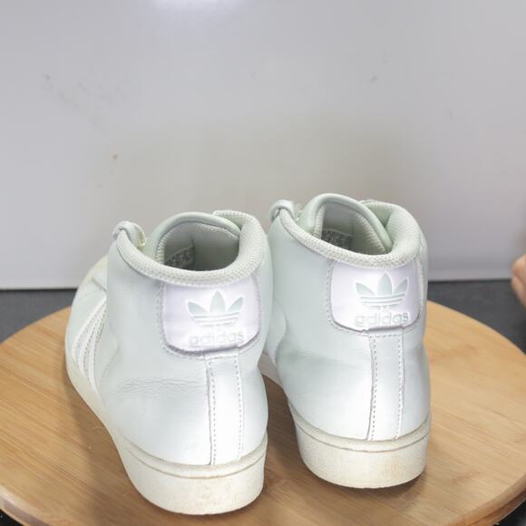 Youth adidas Pro Model Sz 6.5 008277 Pastel Green Casual Shoes Sneakers - Picture 4 of 8